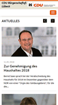 Mobile Screenshot of cdu-fraktion-luebeck.de